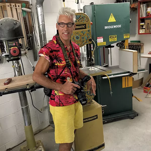 Matt in Creston Lea's workshop - CRESTON LEA