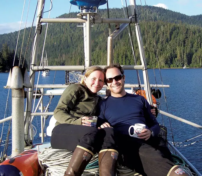 Maria and Lynn Steyaart in Alaska - COURTESY OF HONEYWILYA FISH