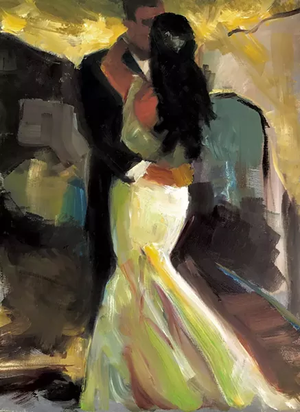 Hope Sharp wedding painting - COURTESY OF HOPE SHARP