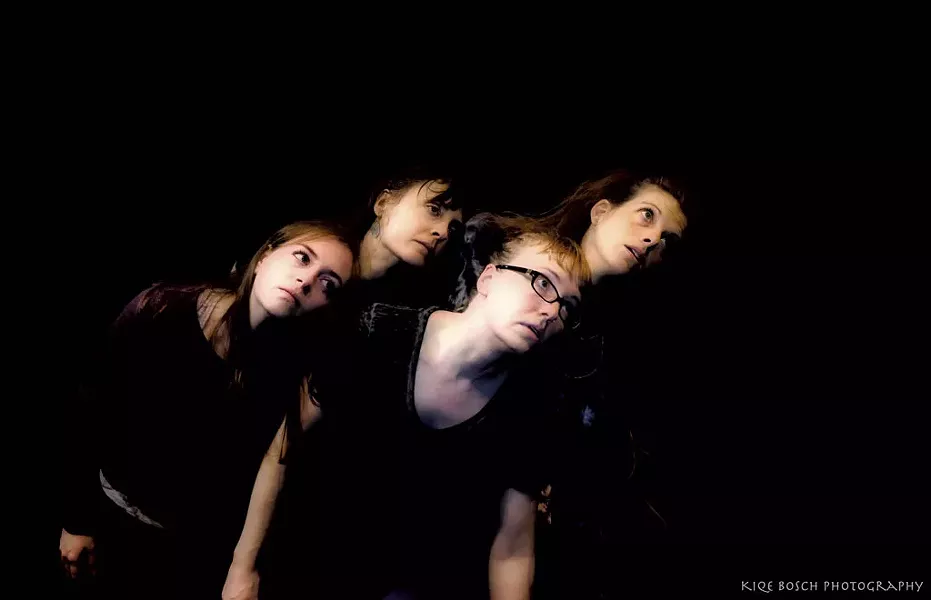 Dancers in "The Story of Everything, as told by nothing" by Cyndal Ellis - COURTESY OF KIQE BOSCH PHOTOGRAPHY