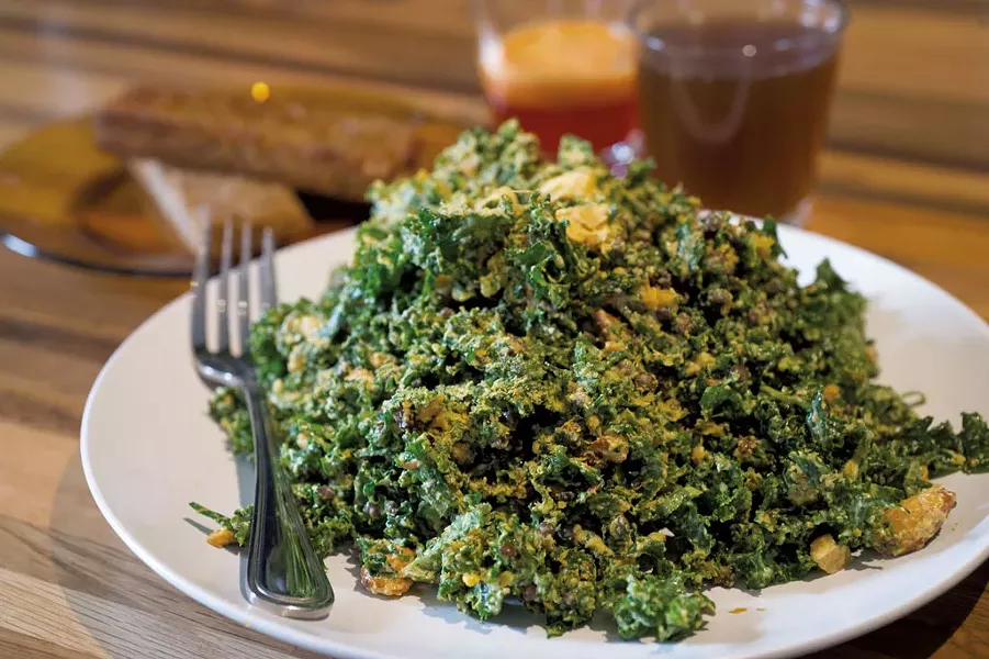 Kale salad - JEB WALLACE-BRODEUR