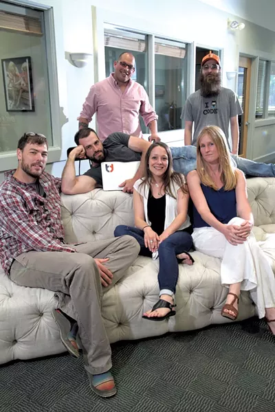 Clockwise from left: Kyle Clark, Aaron Pollak, Nathaniel White-Joyal, Charles Sprayberry, Kim Brearley, Christa Ferrari - MATTHEW THORSEN