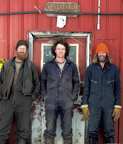 From left: Gerard, Rudy and Hans Vorsteveld - CALEB KENNA