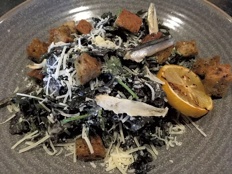 Baby kale Caesar salad - MELISSA PASANEN