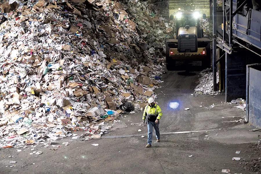 Casella recycling facility in Rutland - CALEB KENNA