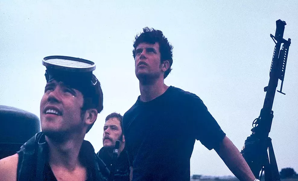 Mike Smith, left, with fellow Navy SEALs - COURTESY OF MIKE SMITH