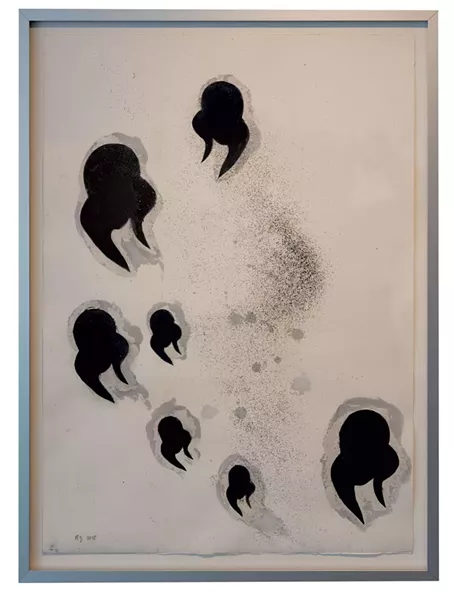"Hairstyles Floating in Space, 2018" - COURTESY OF BCA CENTER