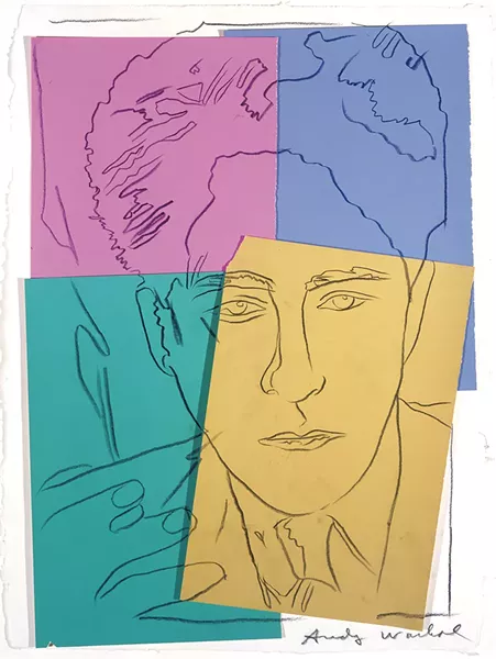"Jean Cocteau," Andy Warhol - COURTESY OF THE HYDE COLLECTION