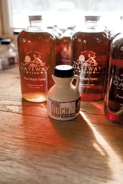 The Gateway Farm's maple and birch syrup - CALEB KENNA
