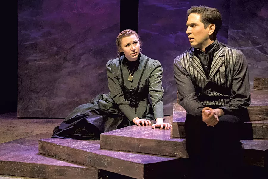 Laura Michele Erle and Christopher Scheer - COURTESY OF JOHN SNELL