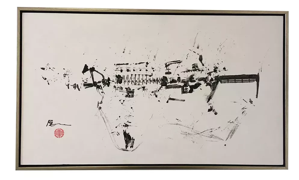 "Crushing Violence" by John Douglas - COURTESY OF 77 GALLERY