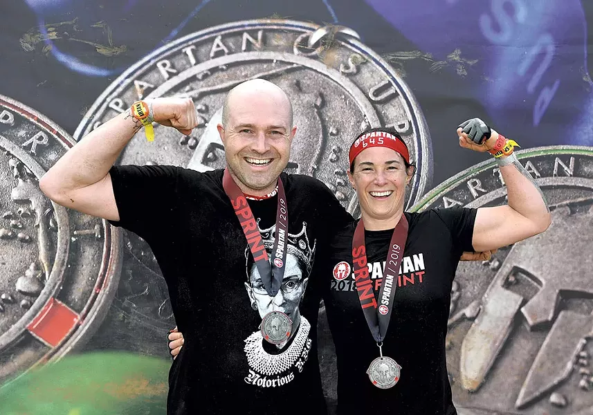 Caleb Vallencourt and Jessica Hopper - COURTESY OF CALEB VALLENCOURT