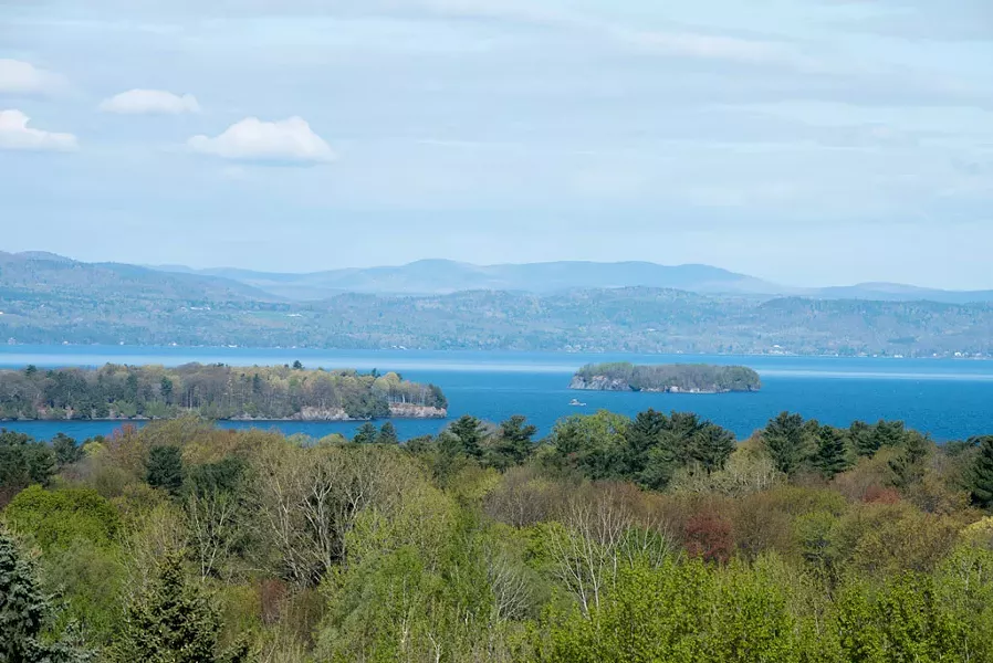 View of Lake Champlain from Burlington - CALEB KENNA