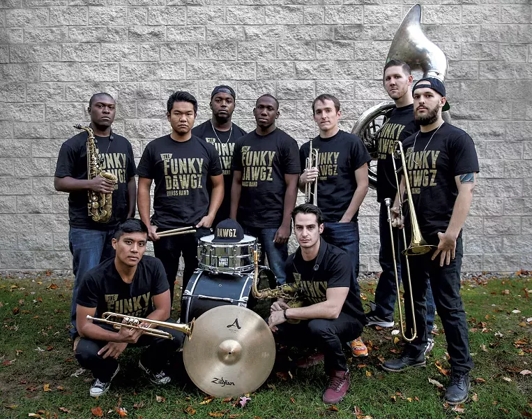 Funky Dawgz Brass Band - COURTESY PHOTO