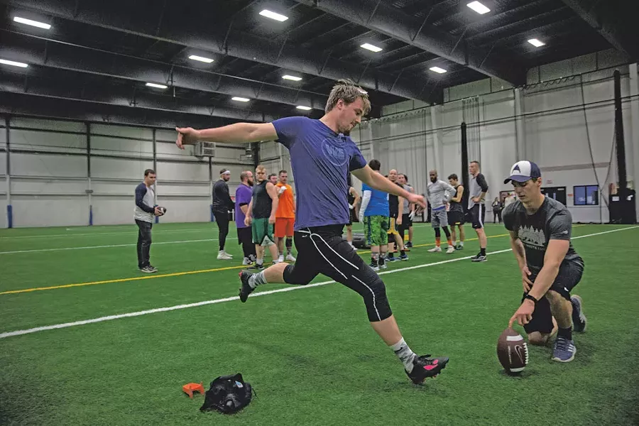 Kicker Josh Taylor - JAMES BUCK
