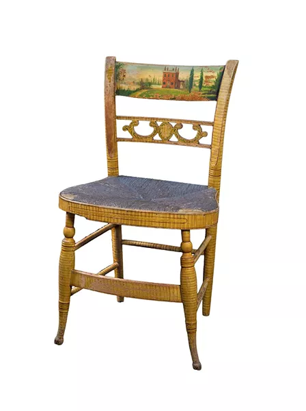 Fancy chair, 1822 - COURTESY OF THE SHELBURNE MUSEUM