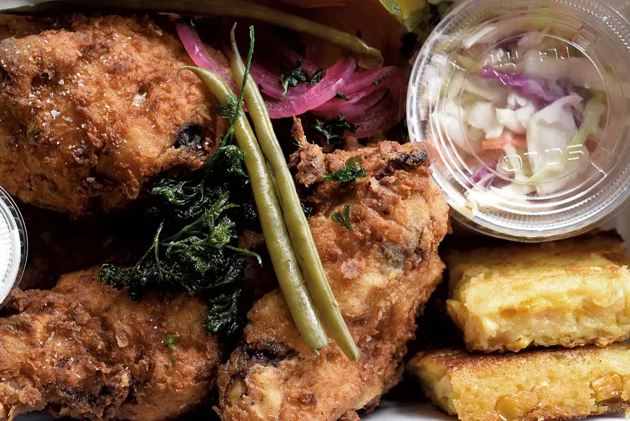 Fried chicken box at Canteen Creemee Company - JEB WALLACE-BRODEUR