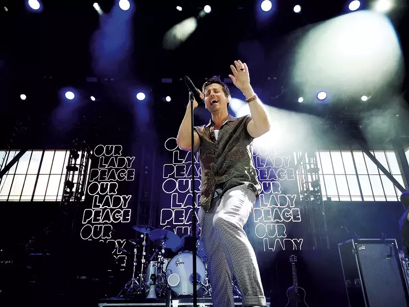 Our Lady Peace front person Raine Maida - COURTESY OF RICH MISENER