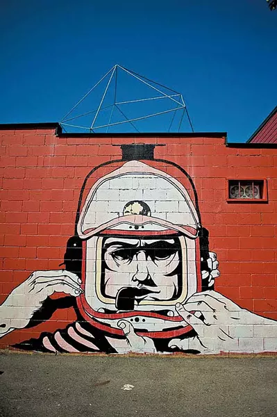 Mural by Adam DeVarney at the Soda Plant - FILE: NATALIE WILLIAMS