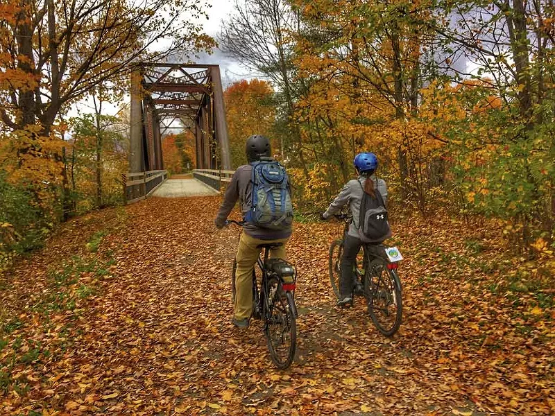 COURTESY OF LAMOILLE VALLEY BIKE TOURS