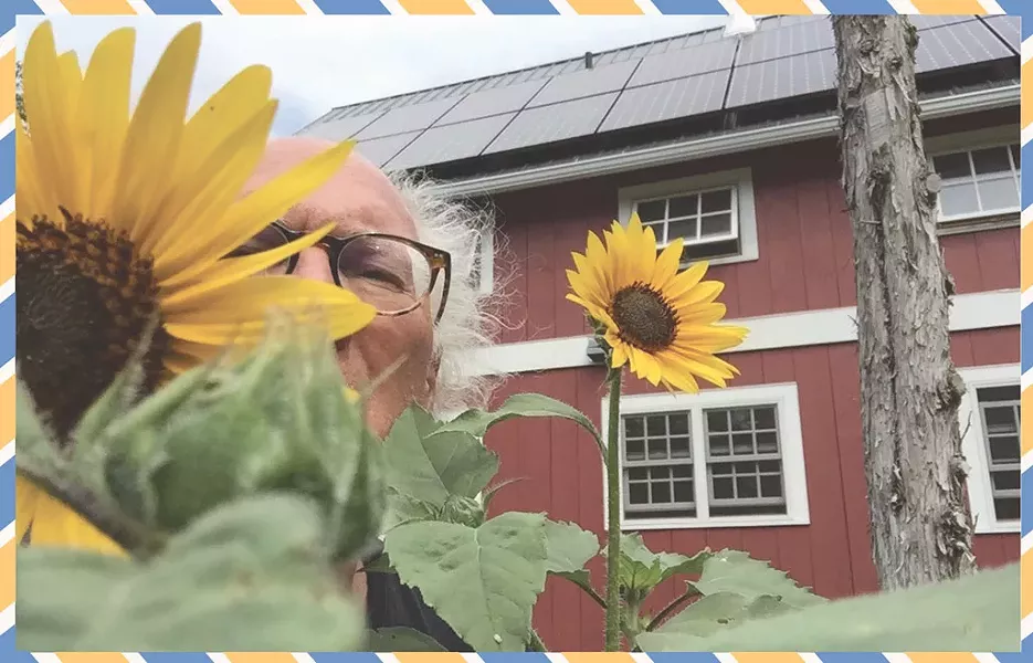 At home in Ferrisburgh - COURTESY OF NANCY STEARNS BERCAW