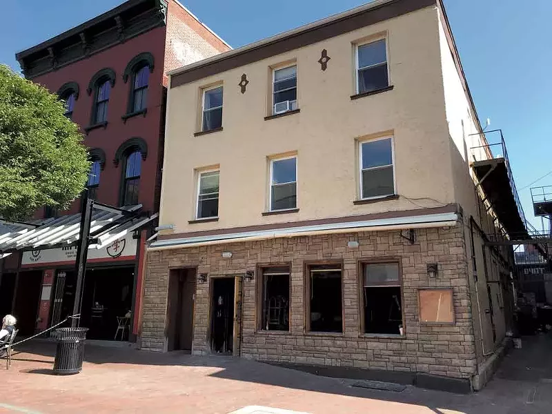 The Scuffer building under renovation - SALLY POLLAK