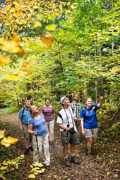 Hiking at Smugglers’ Notch