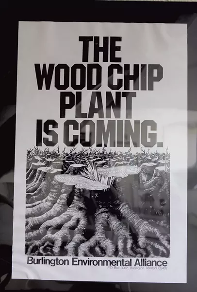 An old poster in McNeil