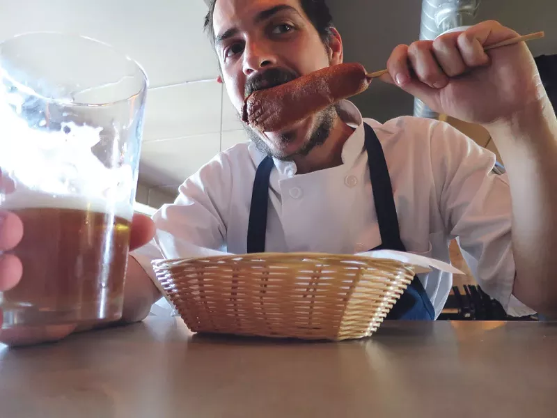 Executive chef Jared Morin - MATTHEW THORSEN