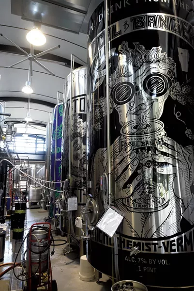 The production floor of the Alchemist in Stowe - JEB WALLACE-BRODEUR