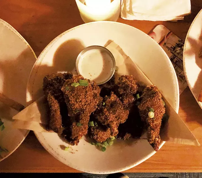 Chicken wings at the Farmhouse Tap & Grill - JORDAN BARRY