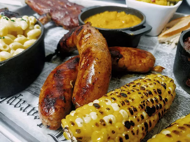 Combination platter at Smokey's Low N' Slow - COURTESY OF SMOKEY'S LOW N' SLOW