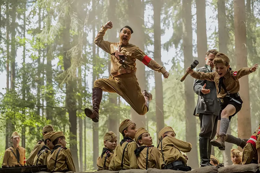 WAR CHILD Waititi and Davis make an odd but compelling couple in the filmmaker’s inspired anti-hate fable.
