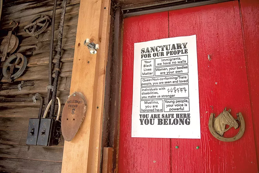 Sign at the farmhouse - KAREN PIKE