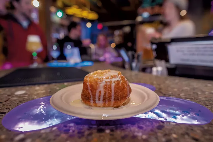 A piña (pineapple) upside-down cake - GLENN RUSSELL