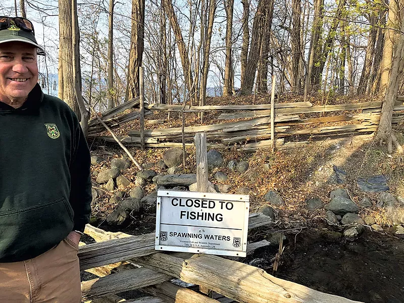 Kevin Kelsey at Hatchery Brook - MOLLY WALSH