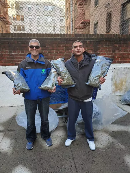 Ronen, left, and Oren Levy after they got their hemp back - COURTESY OF OREN LEVY