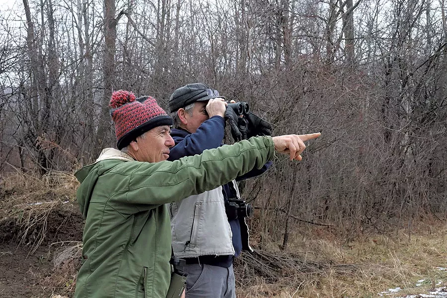 Paul Wieczoreck (left) and Bill Allen - MARGARET GRAYSON