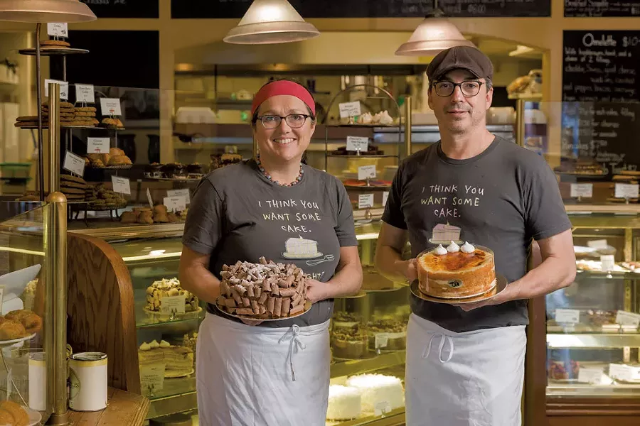 Chef-owners Alison Lane and Andrew Silva - OLIVER PARINI