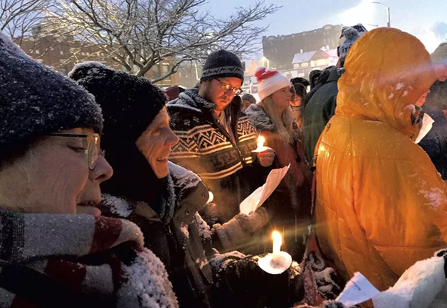 Sunrise Movement vigil - CHELSEA EDGAR