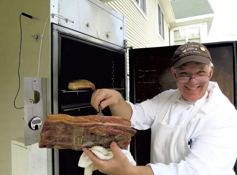Bacon from the smoker - MATTHEW THORSEN