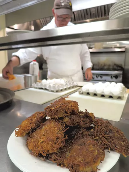 Potato latkes - MATTHEW THORSEN