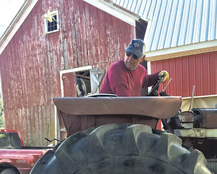 Sen. Norm McAllister at his Highgate farm - MARK DAVIS