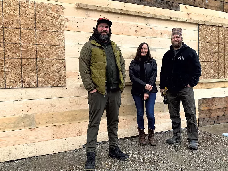From left: Gabriel Firman, Jan Zolten and Lars Whitman, co-owners of 39 Bridge Street in Richmond - MELISSA PASANEN