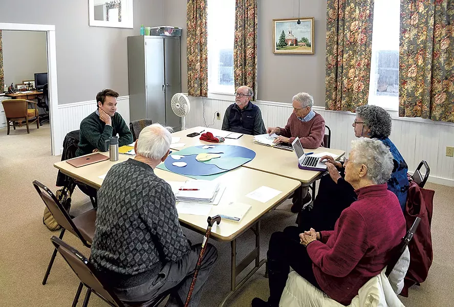 Members of the Weybridge Congregational Church - CALEB KENNA