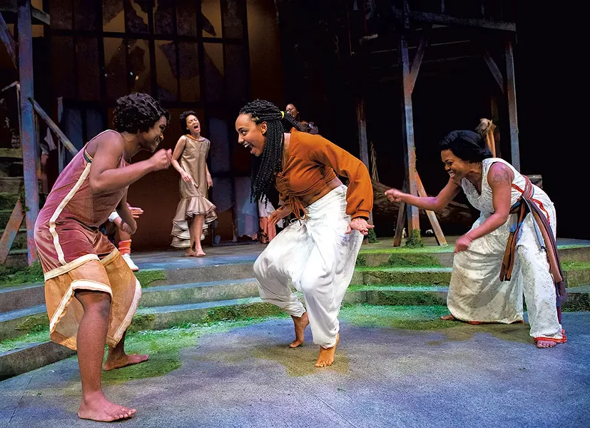 From left: Olivia Williams, Stella Asa, Monique St. Cyr, Stephanie Everett and Lakeisha Coffey - COURTESY OF KATA SASVARI