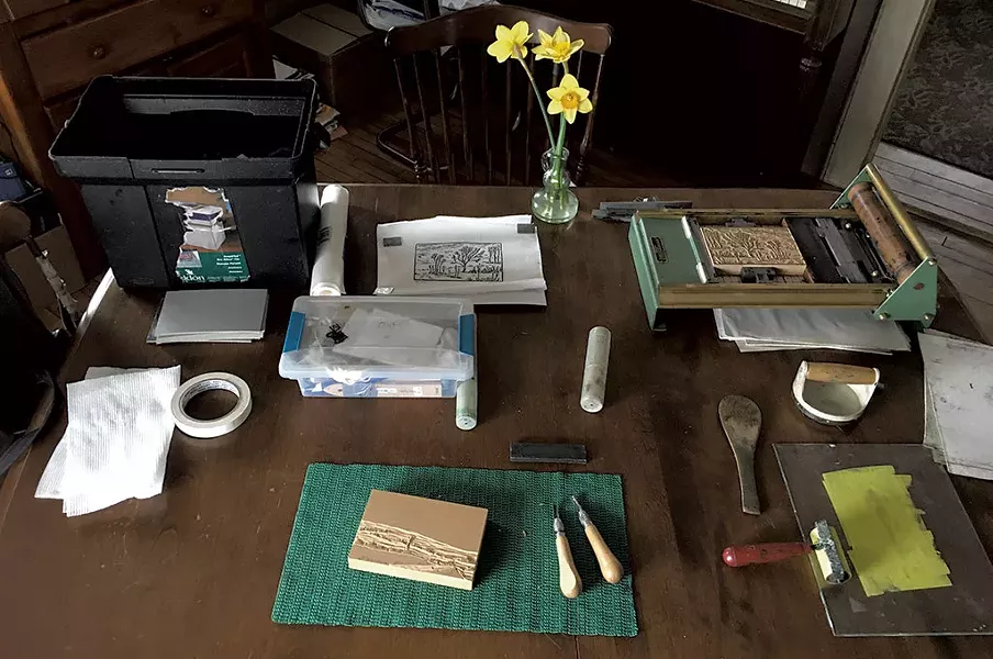 Phillip Robertson's home workstation - COURTESY PHOTO