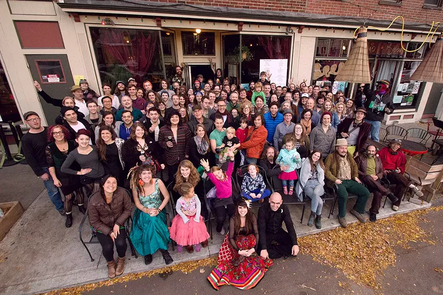 Radio Bean Birthday Bash crowd - COURTESY OF BLOOM MACHINE PHOTOGRAPHY
