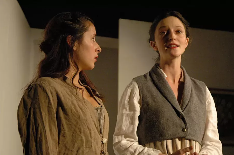 Esse Luna (left) as Claire and Anna May Sisk as Mary - COURTESY OF EMER POND FEENEY