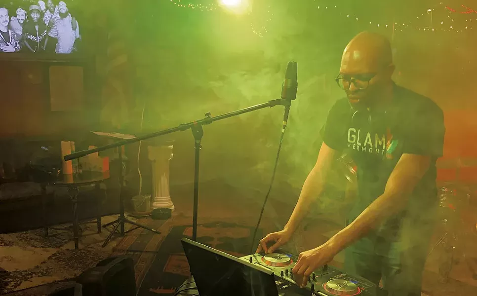 Craig Mitchell livestreaming with Big Heavy World - COURTESY OF JIM LOCKRIDGE